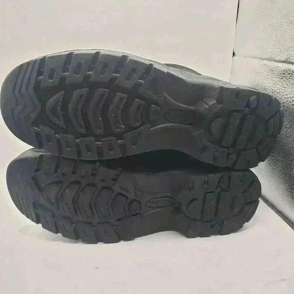 NORTIV 8 Men's Military Tactical Work Boots Side Zip Leather Combat Boots sz 7.5 - Picture 2 of 6